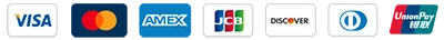 Visa, Mastercard, American Express, JCB, Discover, Diners Club, UnionPay